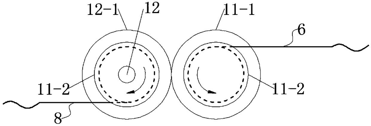 Manure discharging system used for pigpen