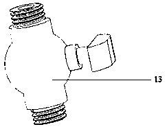 Rural domestic sewage multistage filtering apparatus