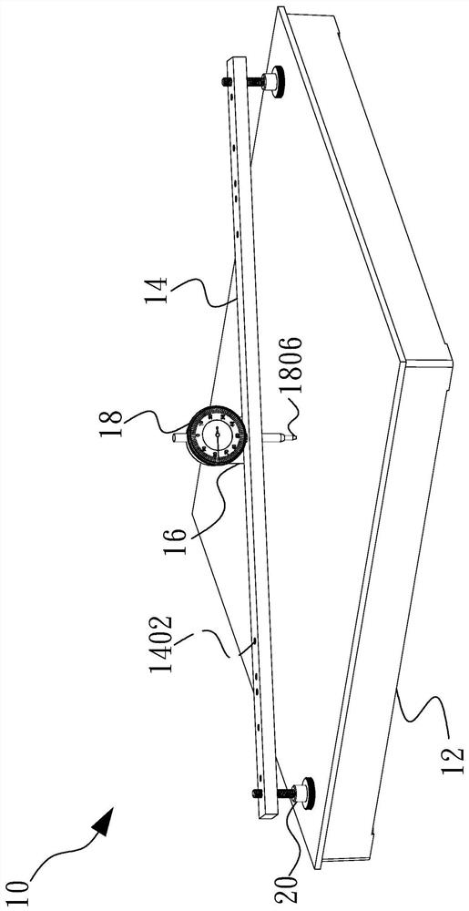 Floor flatness measuring instrument and measuring method thereof