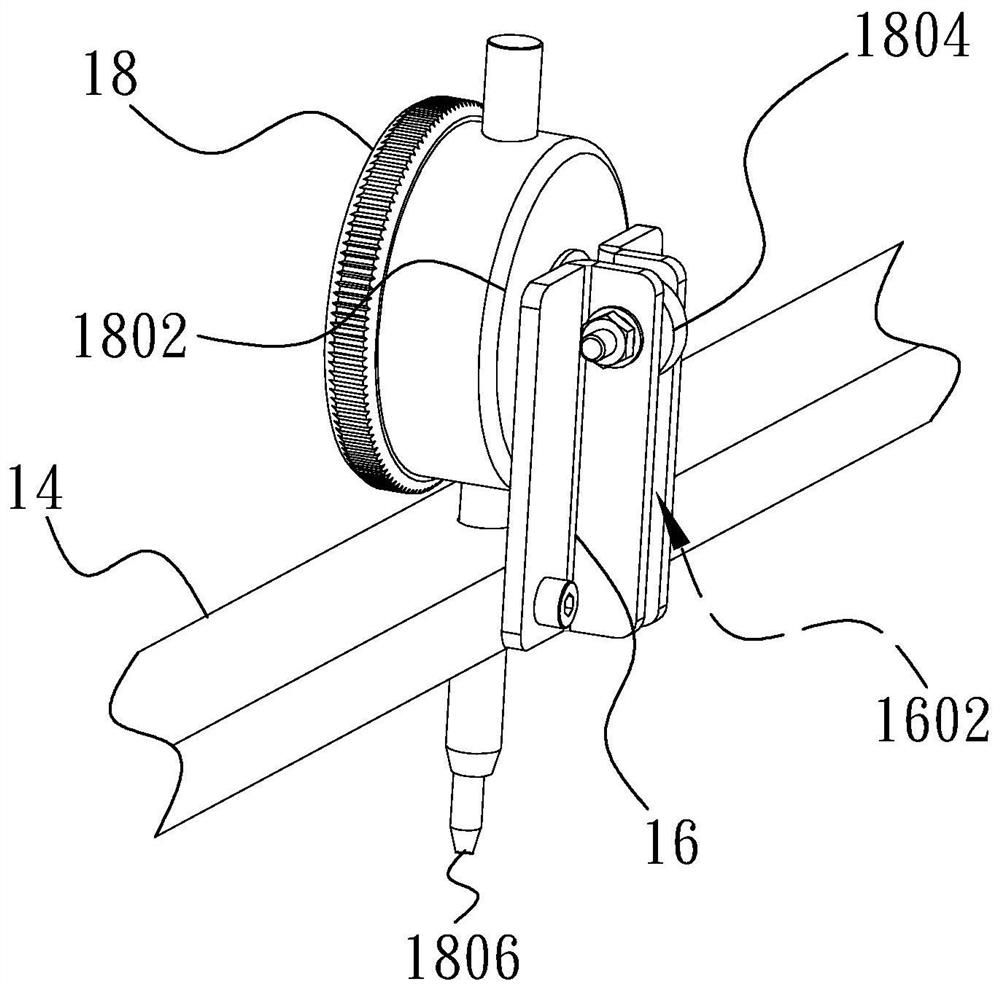 Floor flatness measuring instrument and measuring method thereof