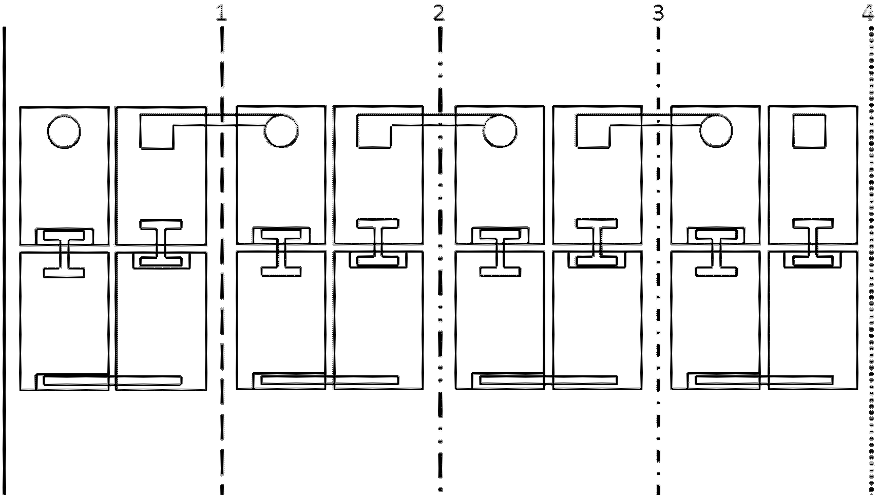 Modularized array high-voltage LED chip and method for manufacturing modularized array high-voltage LED chip