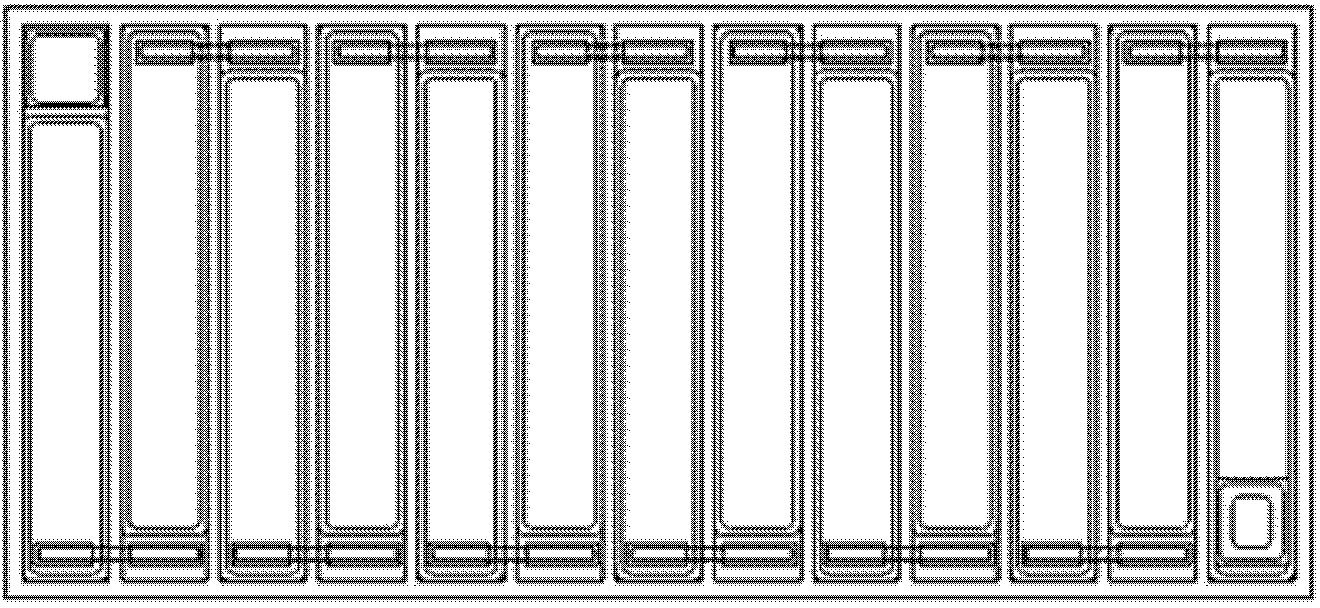 Modularized array high-voltage LED chip and method for manufacturing modularized array high-voltage LED chip