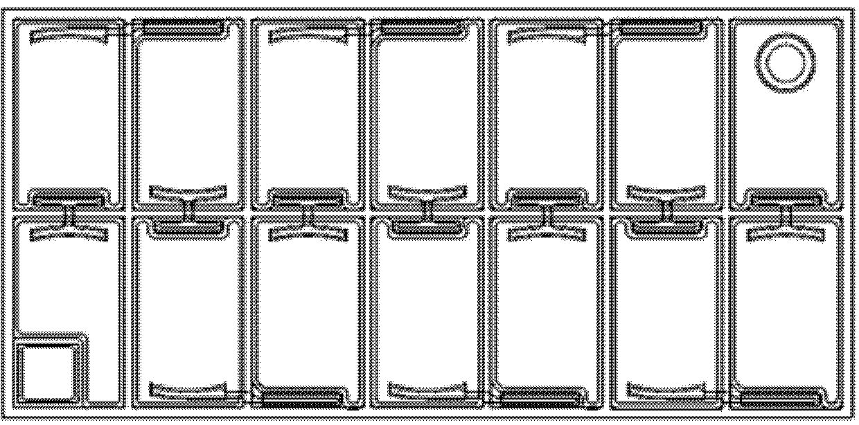 Modularized array high-voltage LED chip and method for manufacturing modularized array high-voltage LED chip