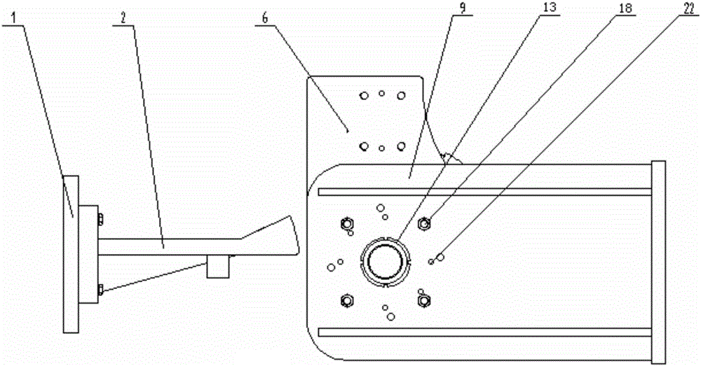 Electrolytic machining tool of variable cross-section bent half tube