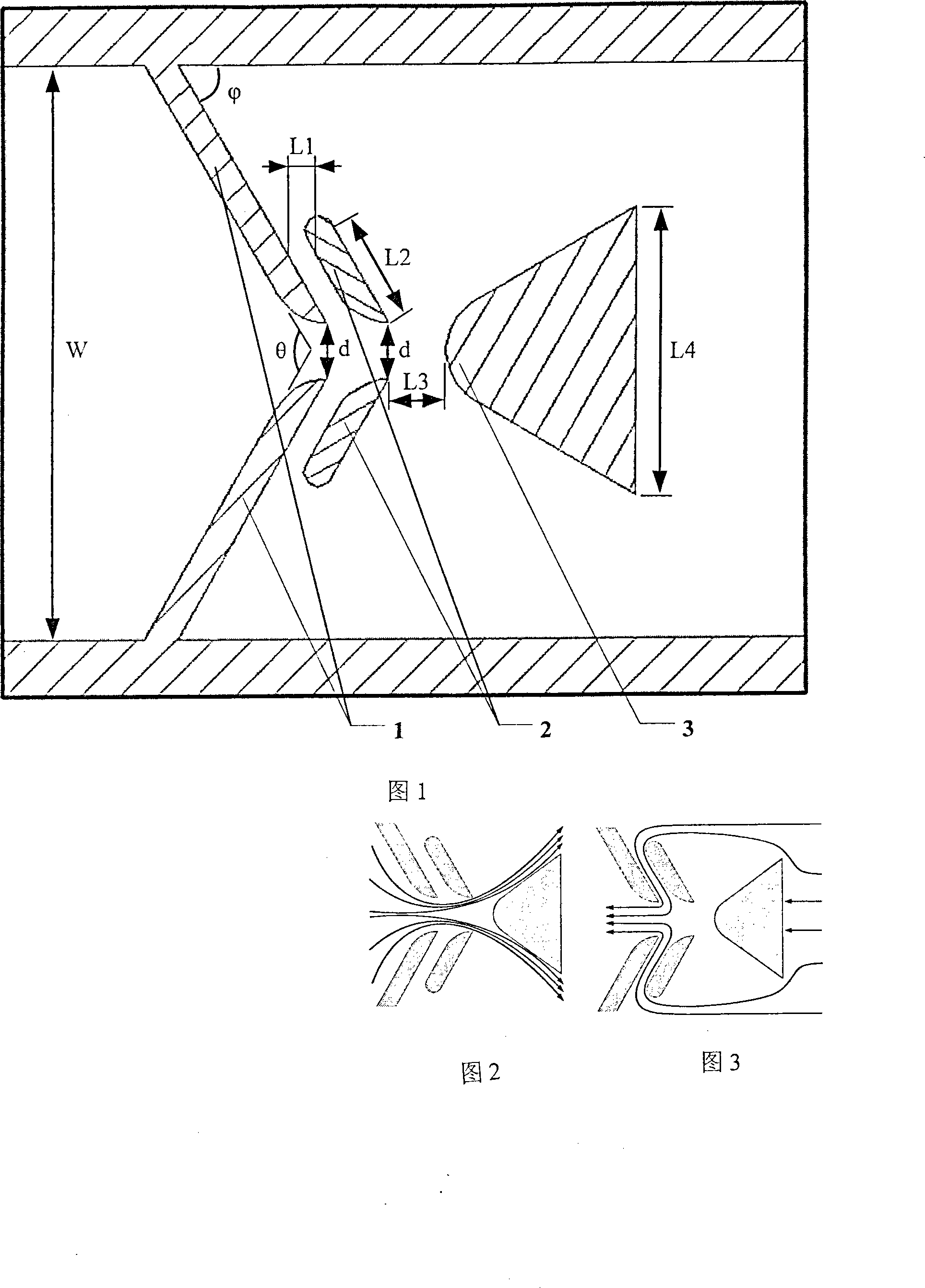 Three-rib type micro pneumatic valve