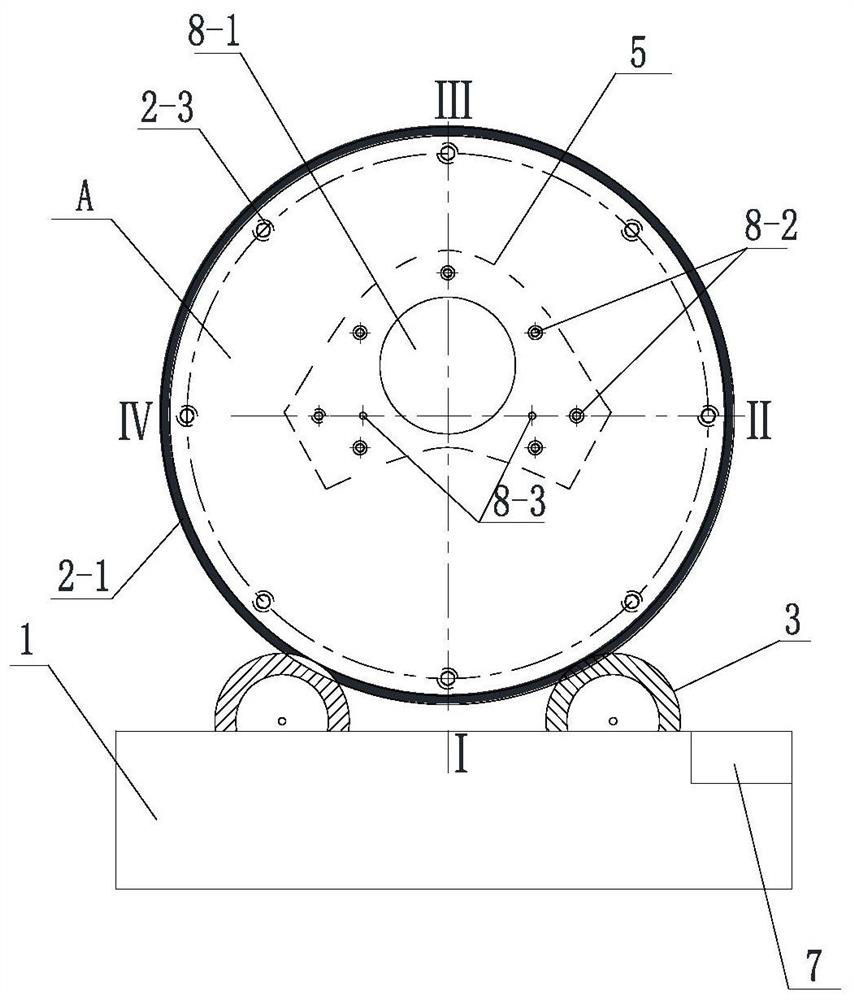 Tool and method for detecting mass center and mass deviation of special-shaped brittle ceramic structural component