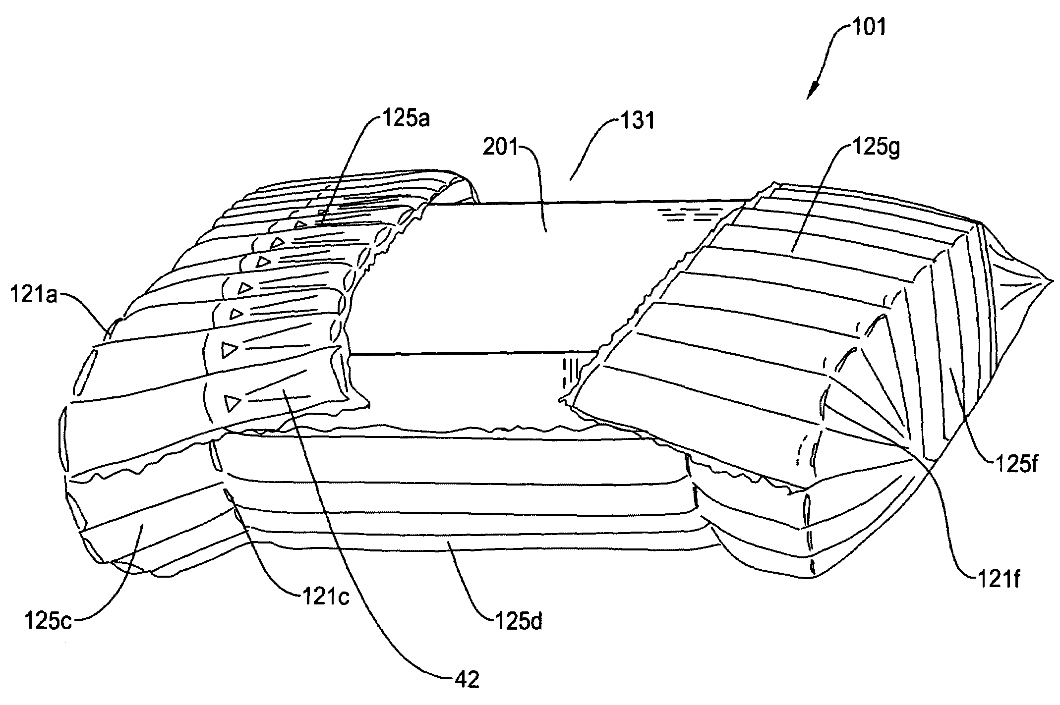 Structure of air-packing device