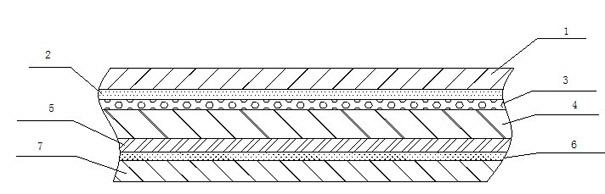 Copper wire drawing simulated composite glass