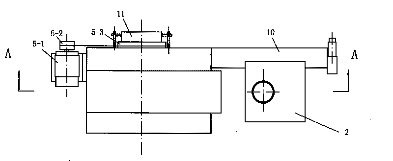 Main unit of numerical control notching press