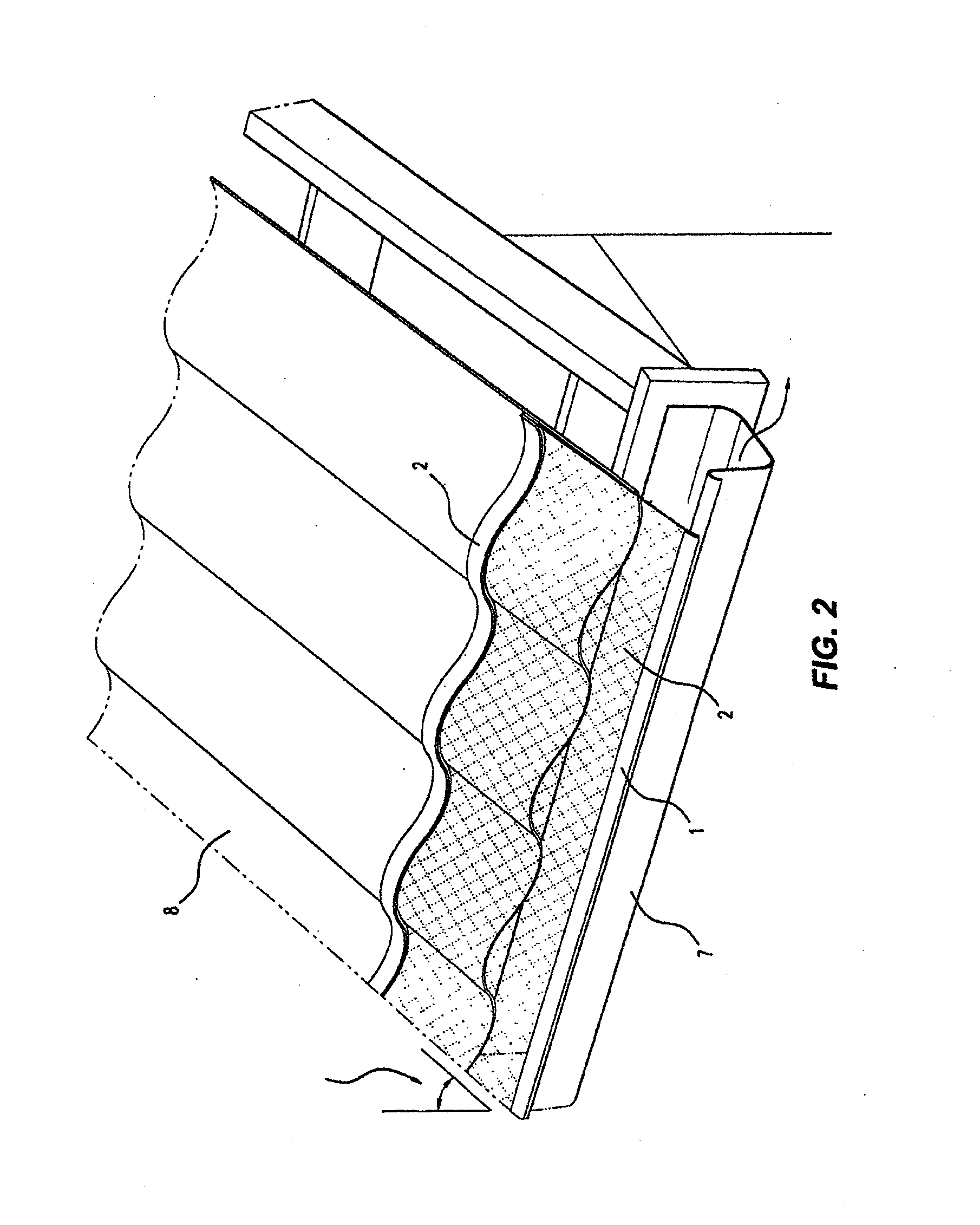 Gutter Guard Mesh Secured Using Adhesive