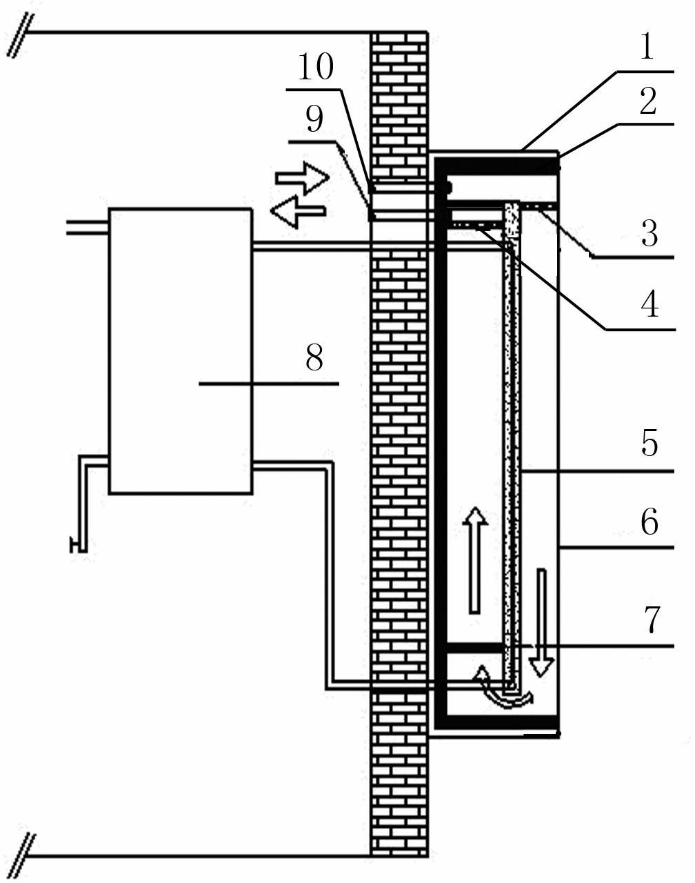 Low-cost double-effect solar air collector