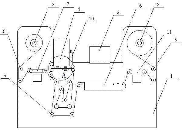 Light source arrangement method for RFID (radio frequency identification) tag automatic optical detection