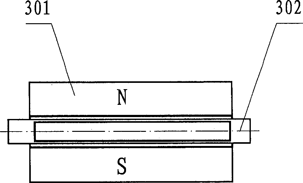 Method and apparatus for recovering float oil on sea by magnetic fluid power