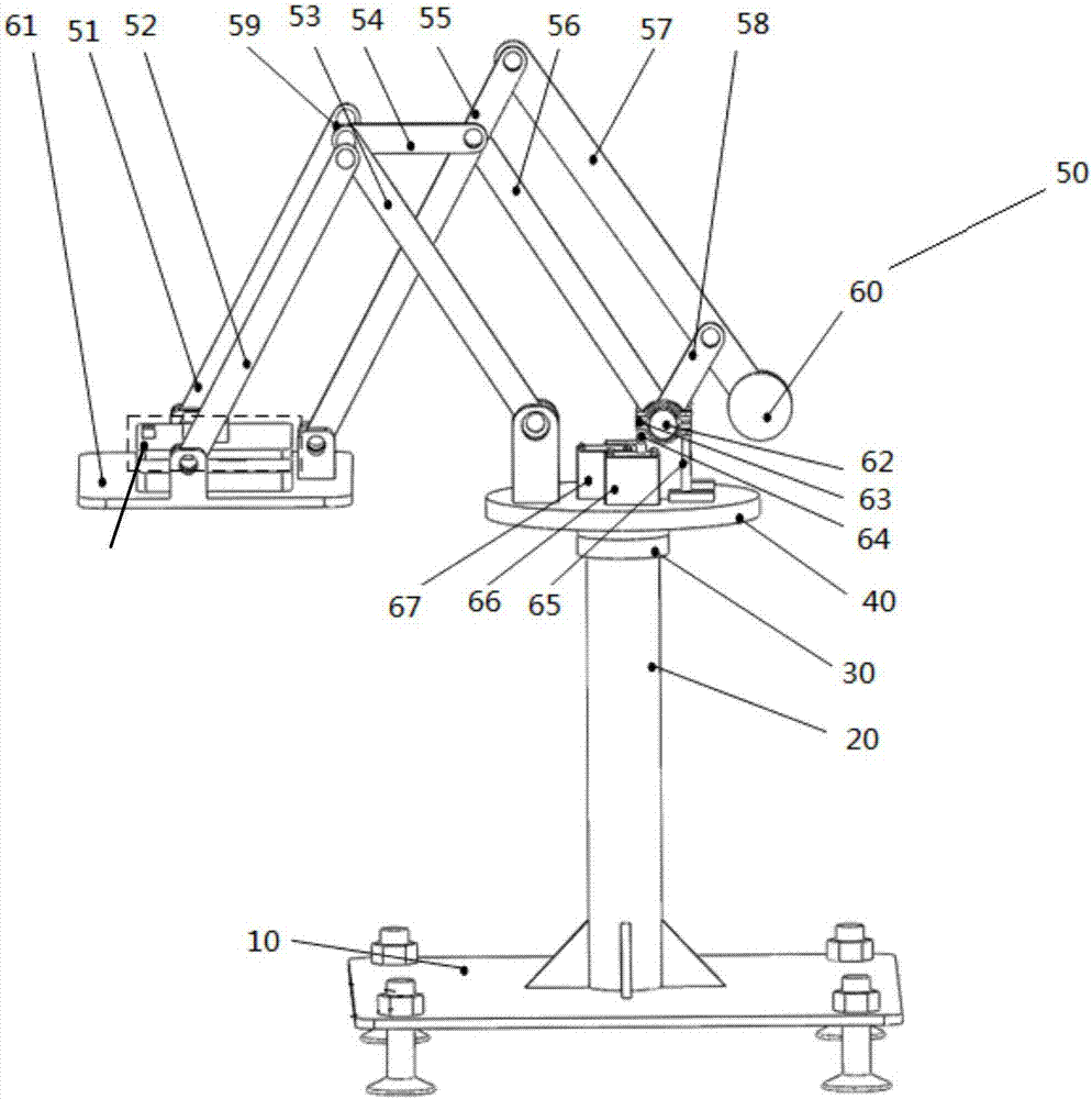 Space six-freedom-degree microgravity ingenious assembling and correcting platform