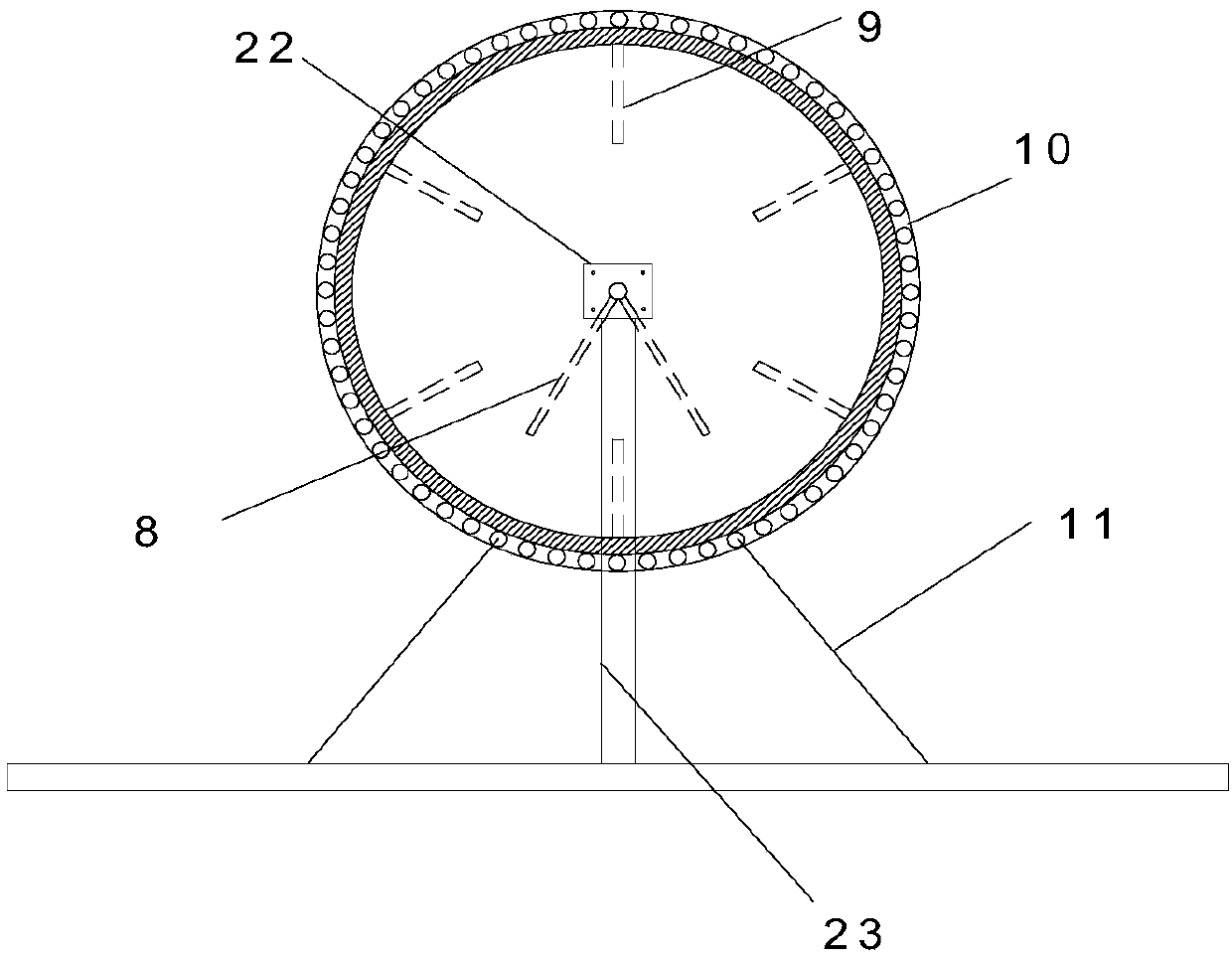 Heatable drum-type aerobic compost reactor