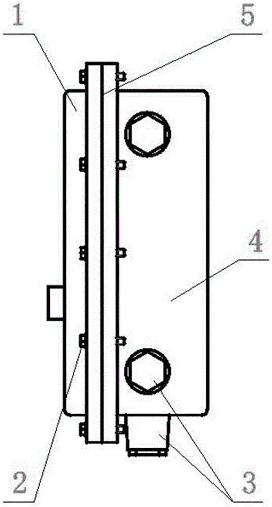 Anti-explosion alarm control shell device