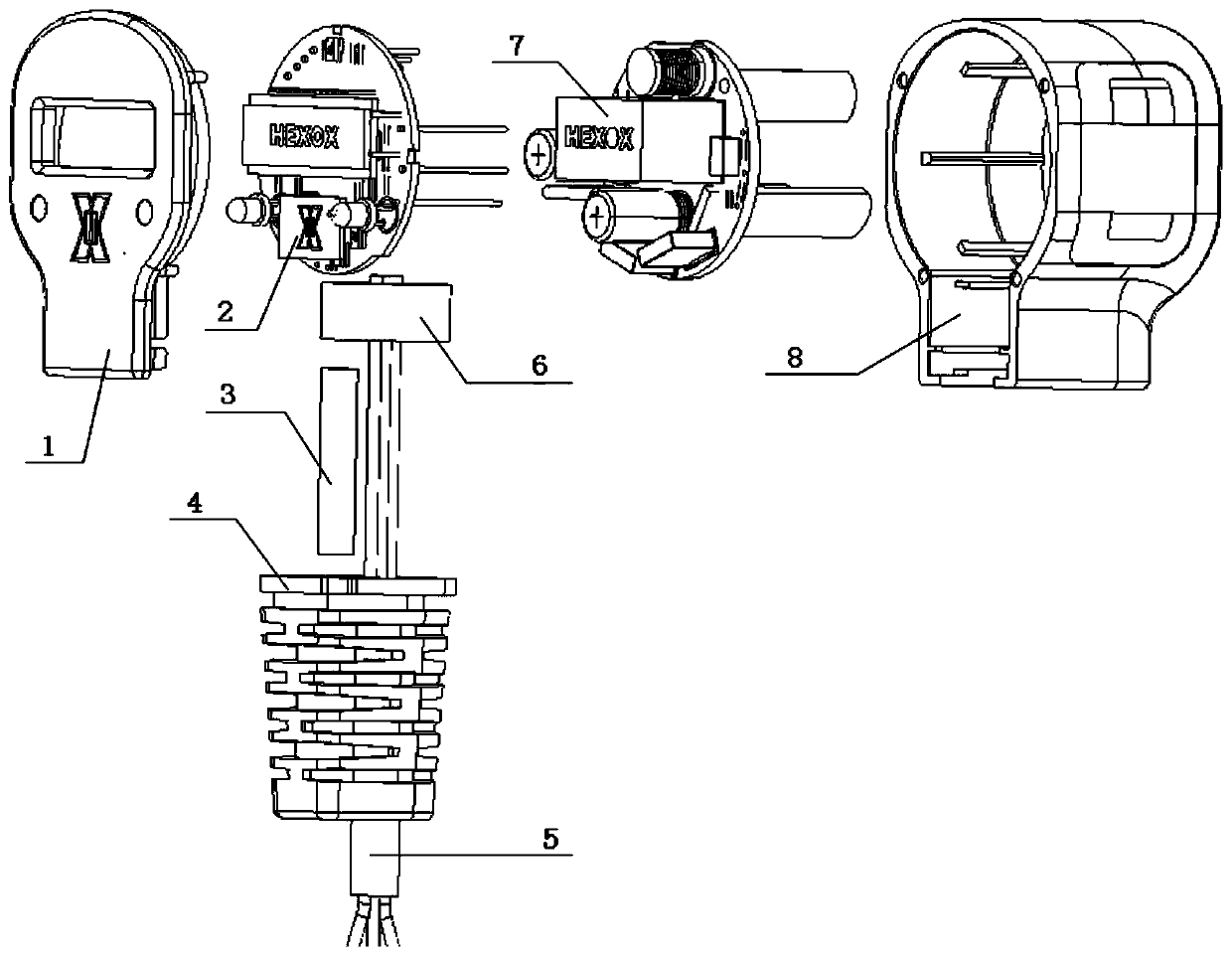 Power cord intelligent plug