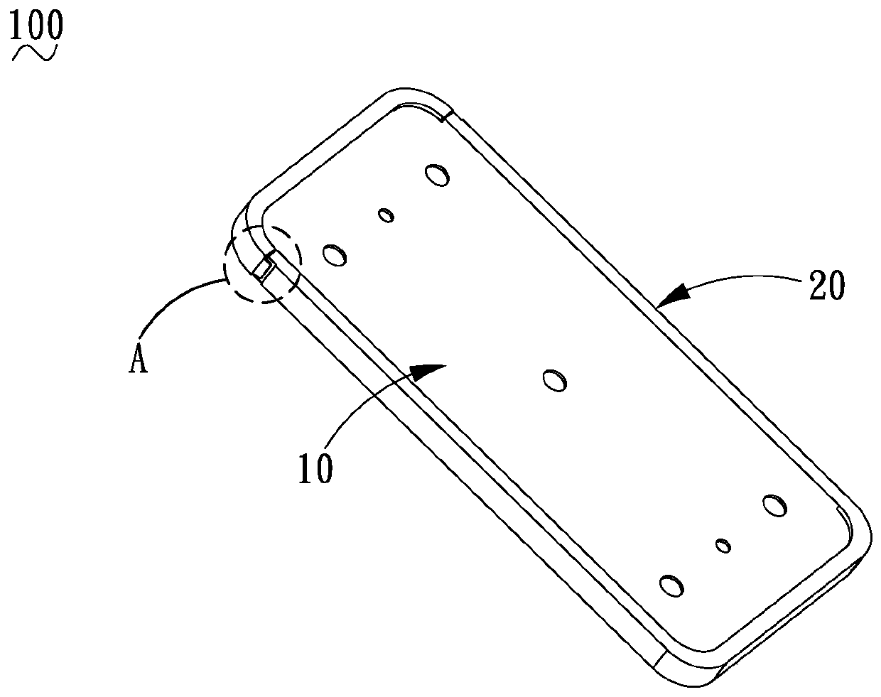 Aluminum aluminum riveted metal frame and electronic equipment