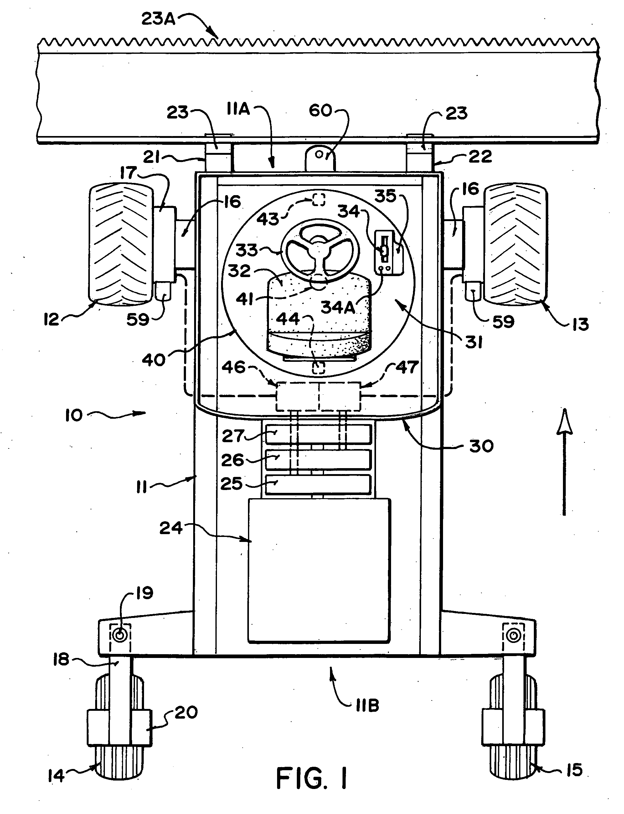 Tractor with reversible operator position for operation and transport