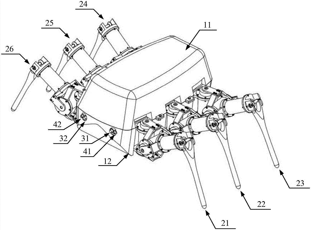 Traveling robot adapted to seabed environment