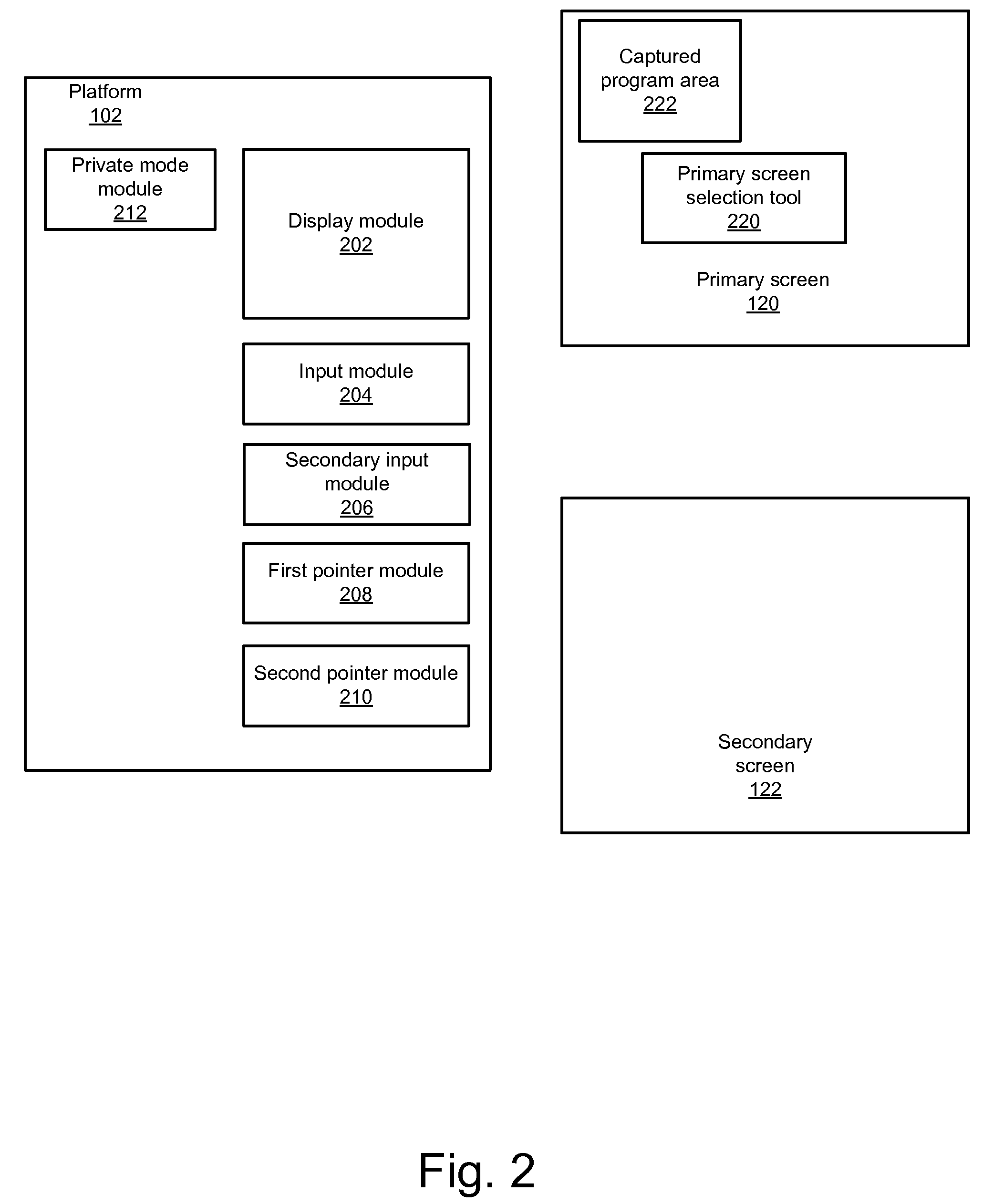 Apparatus, system, and method for presenting images in a multiple display environment