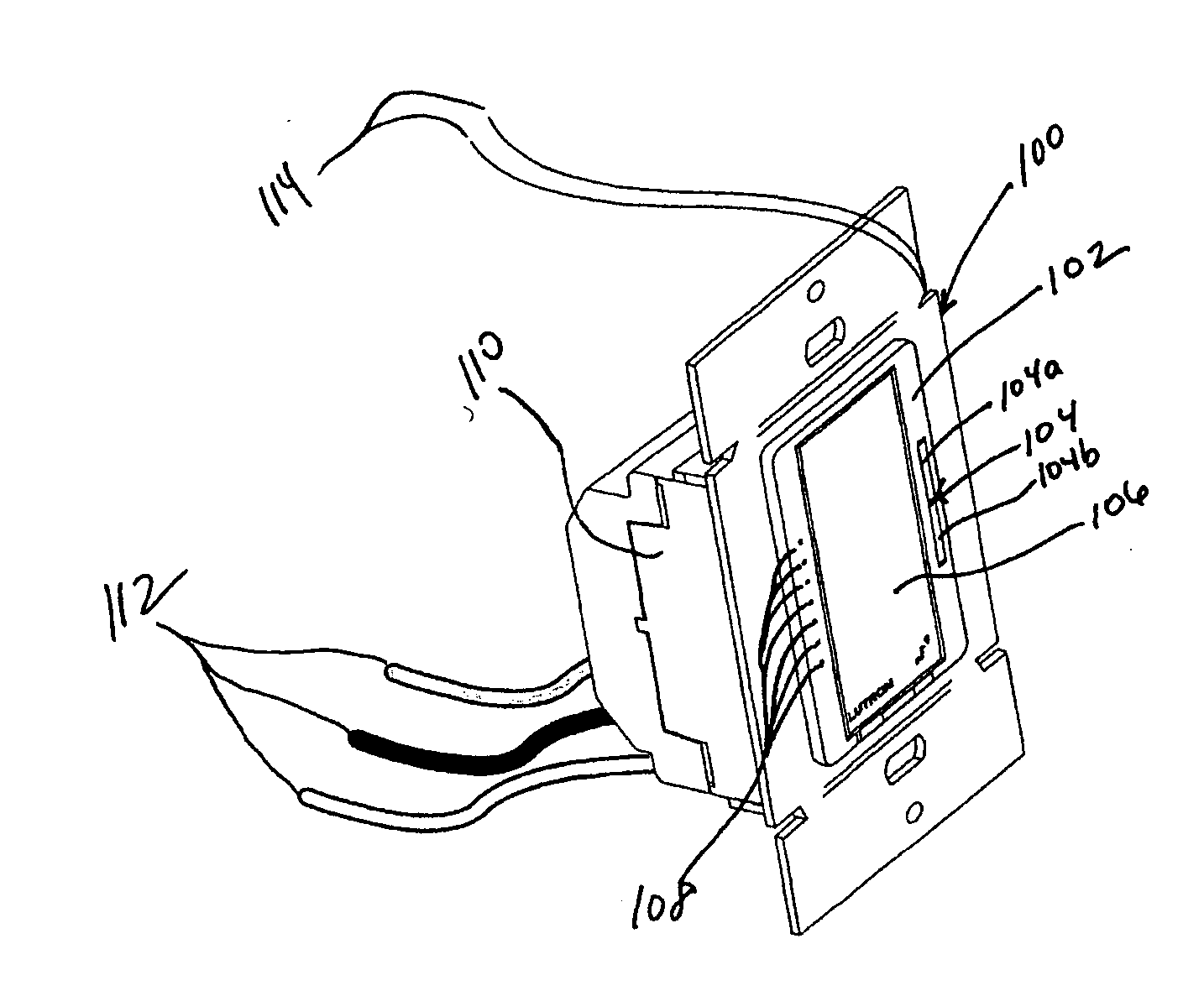 Lighting control device having improved long fade off