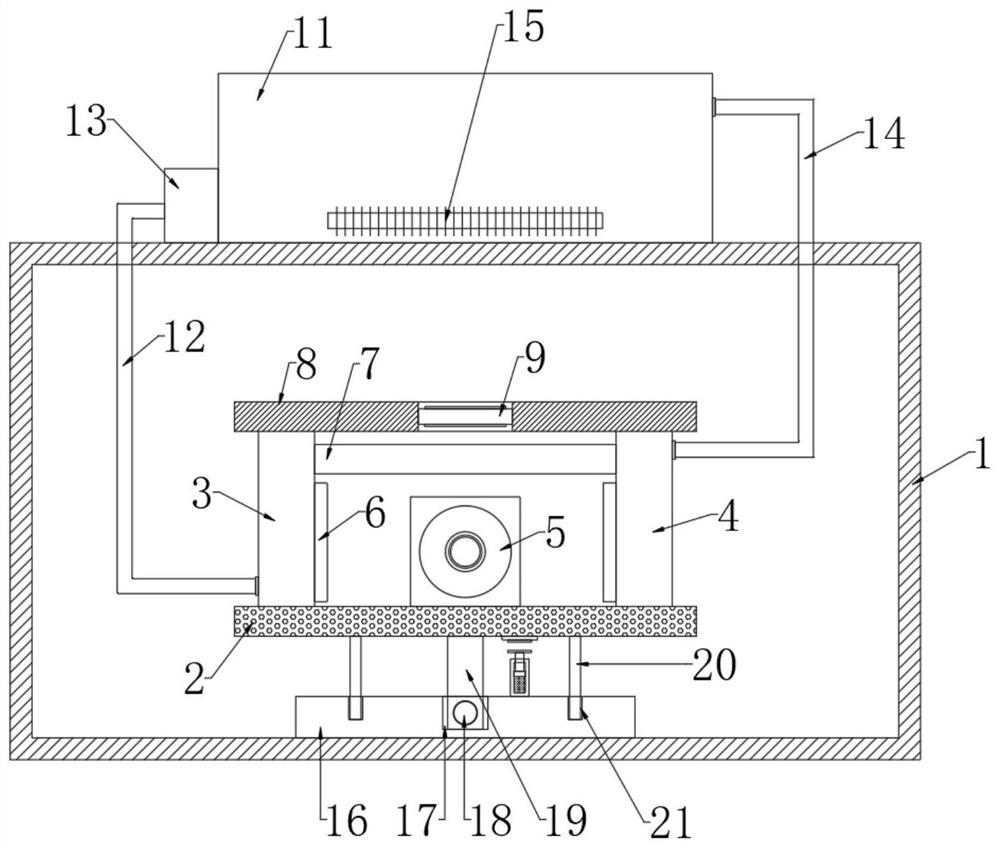 Motor cooling equipment for biotechnological production