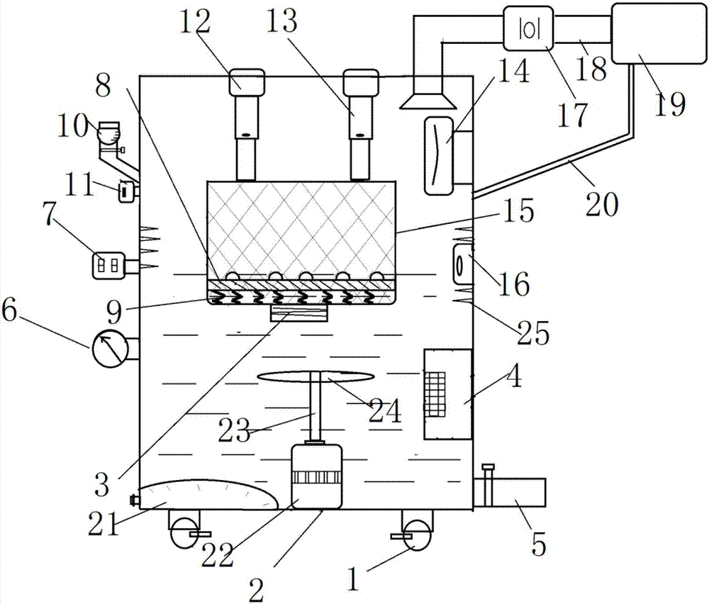 Safe and efficient quenching device for workpieces