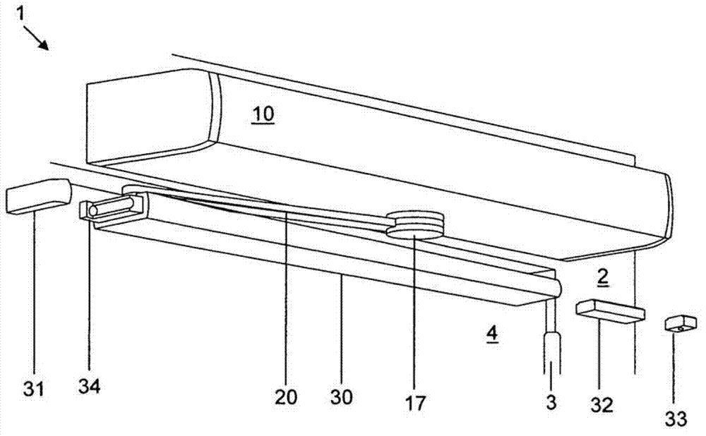 Sliding-rod sweep wing actuator