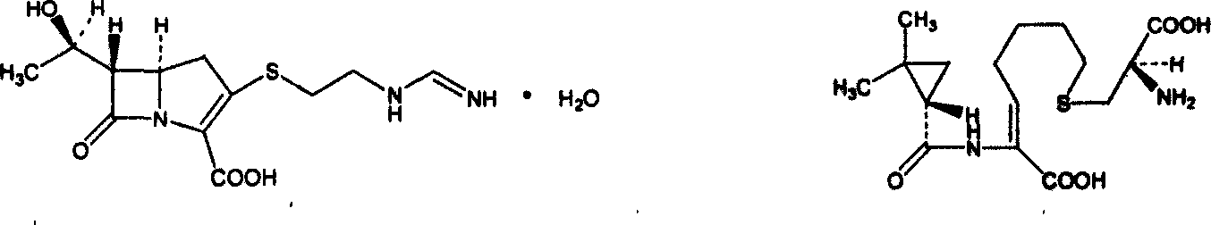 Preparing method of freeze-dried antibiotic formulation