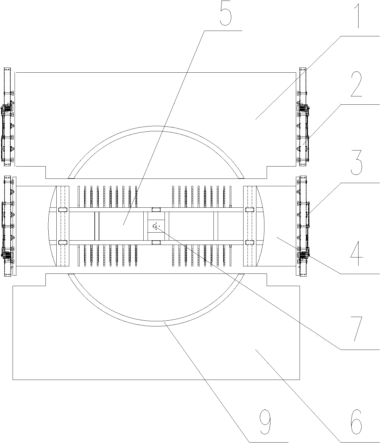 Comb tooth-type automobile rotary disk