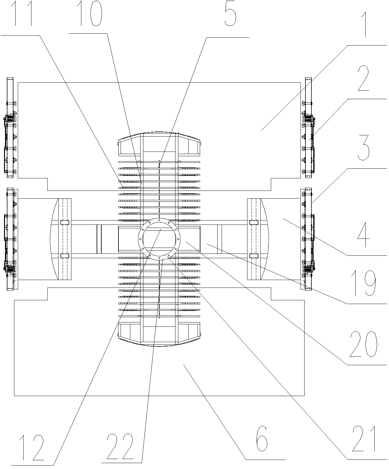 Comb tooth-type automobile rotary disk