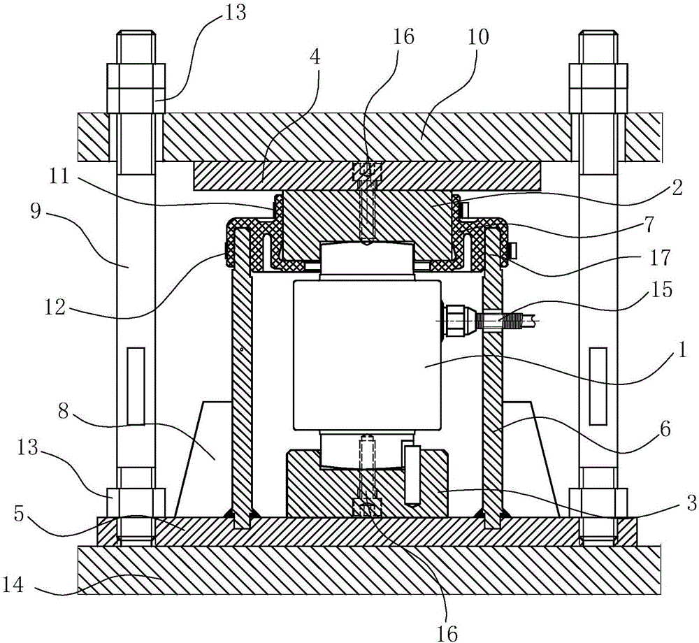 Overturn-preventive weighing module