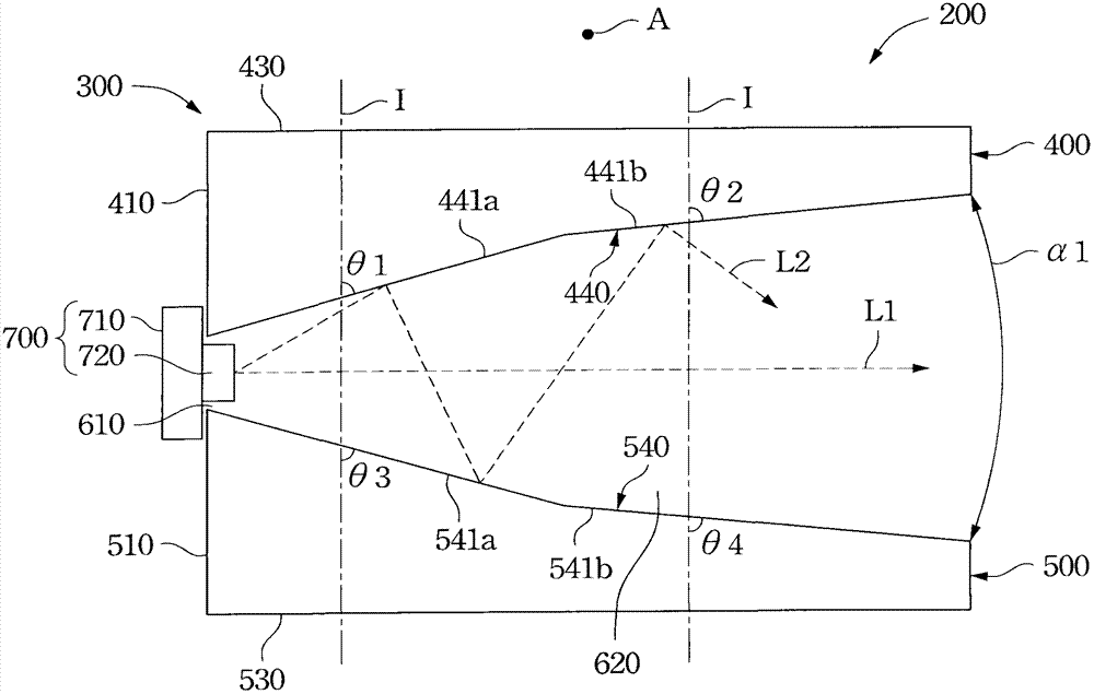 Light-guiding element, illumination module and laminate lamp apparatus