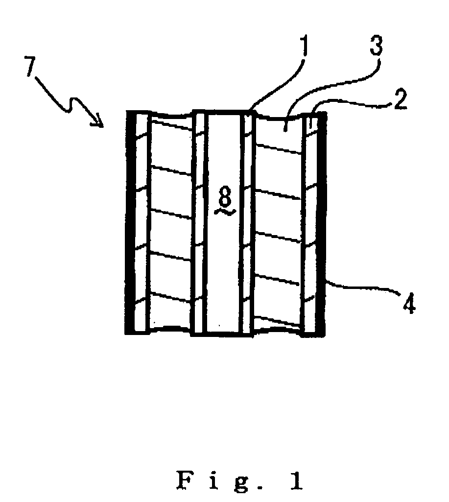 Vibration damping rubber bushing