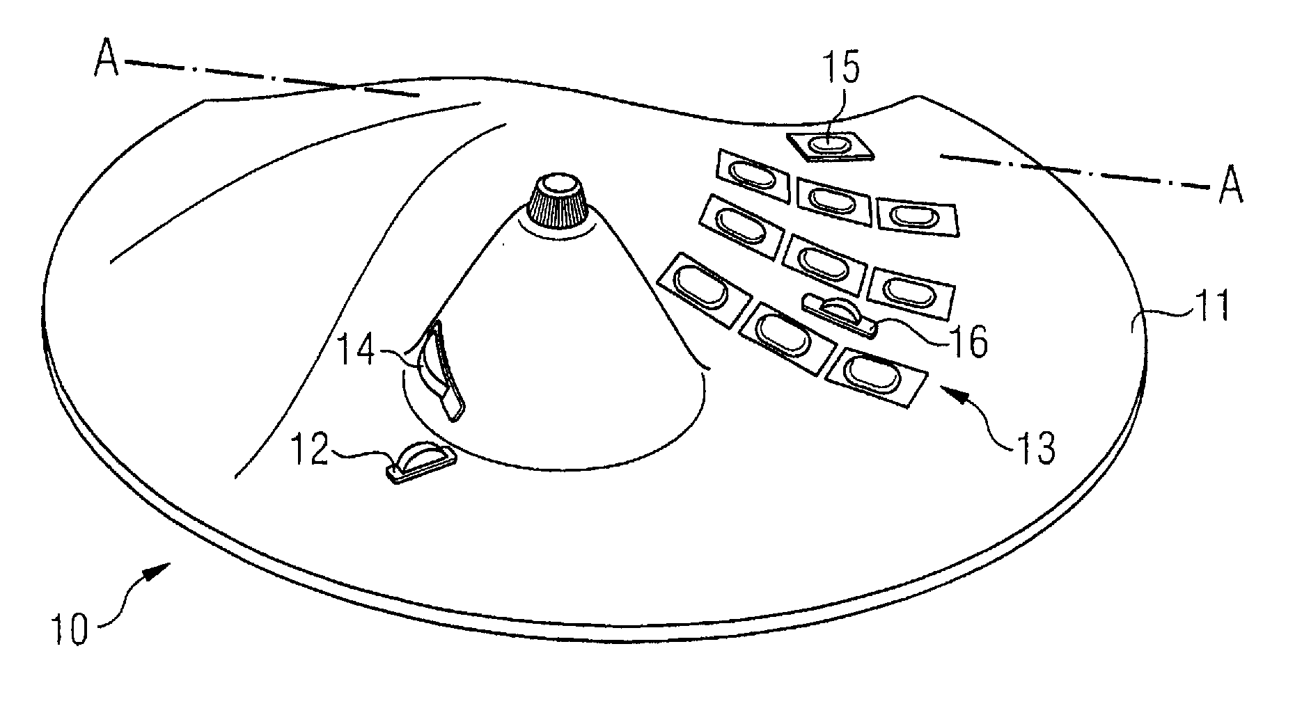 Input device to control elements of graphical user interfaces