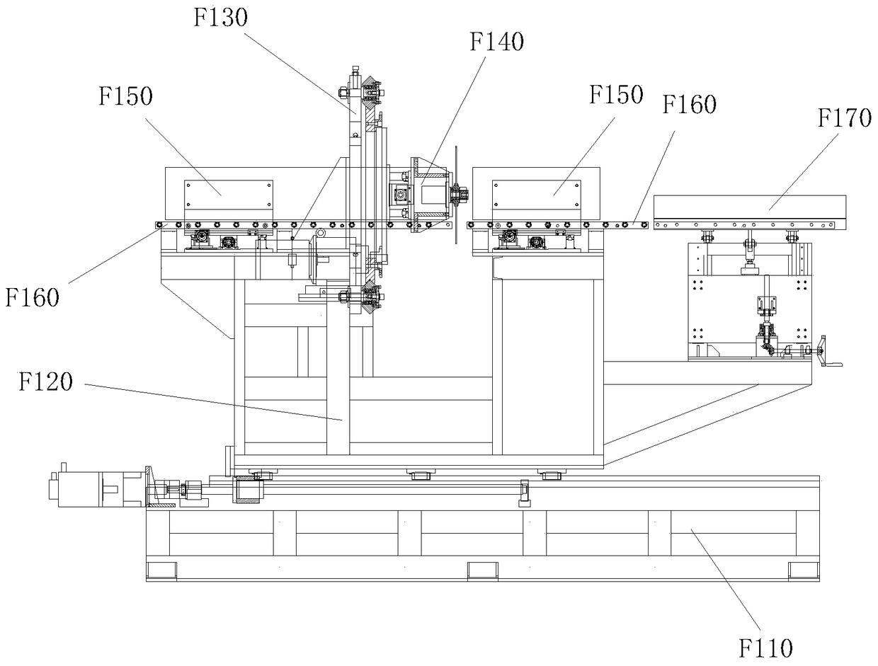 An abrasive belt cylinder cutting structure