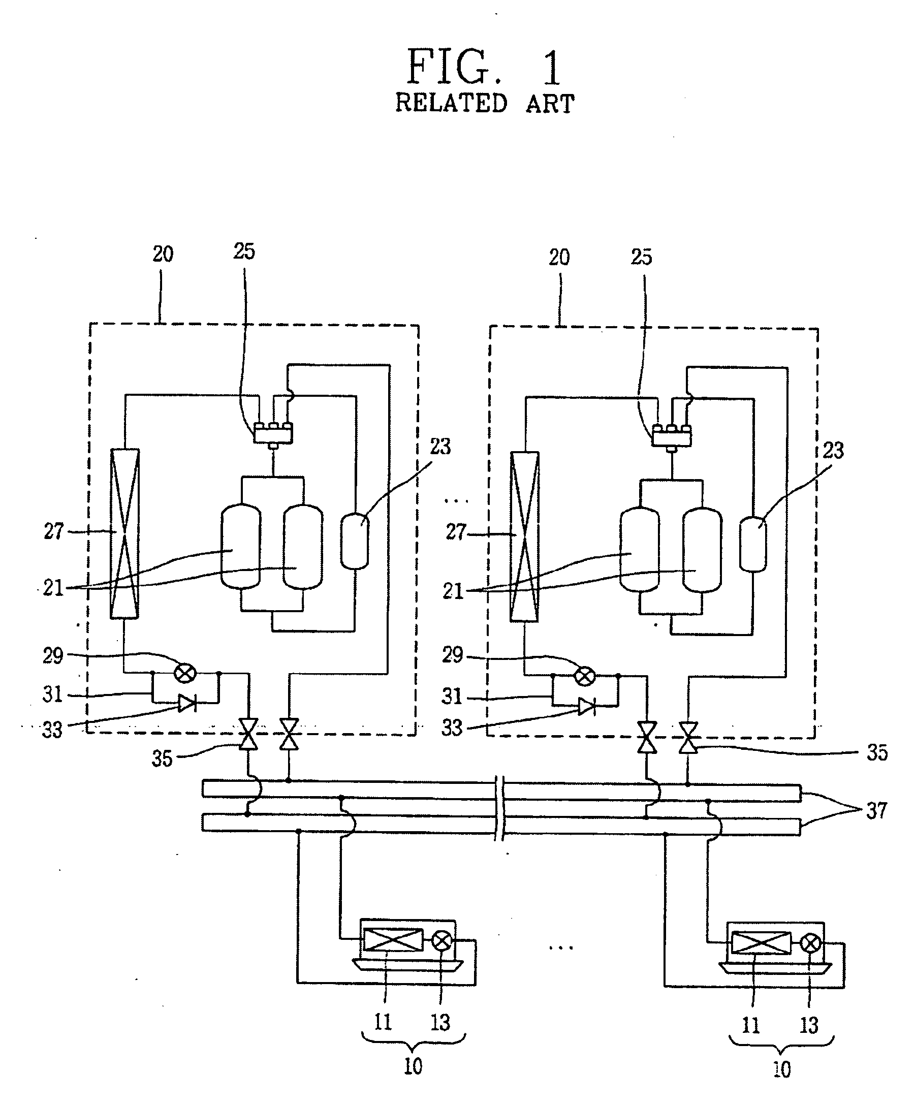 Second-refrigerant pump driving type air conditioner