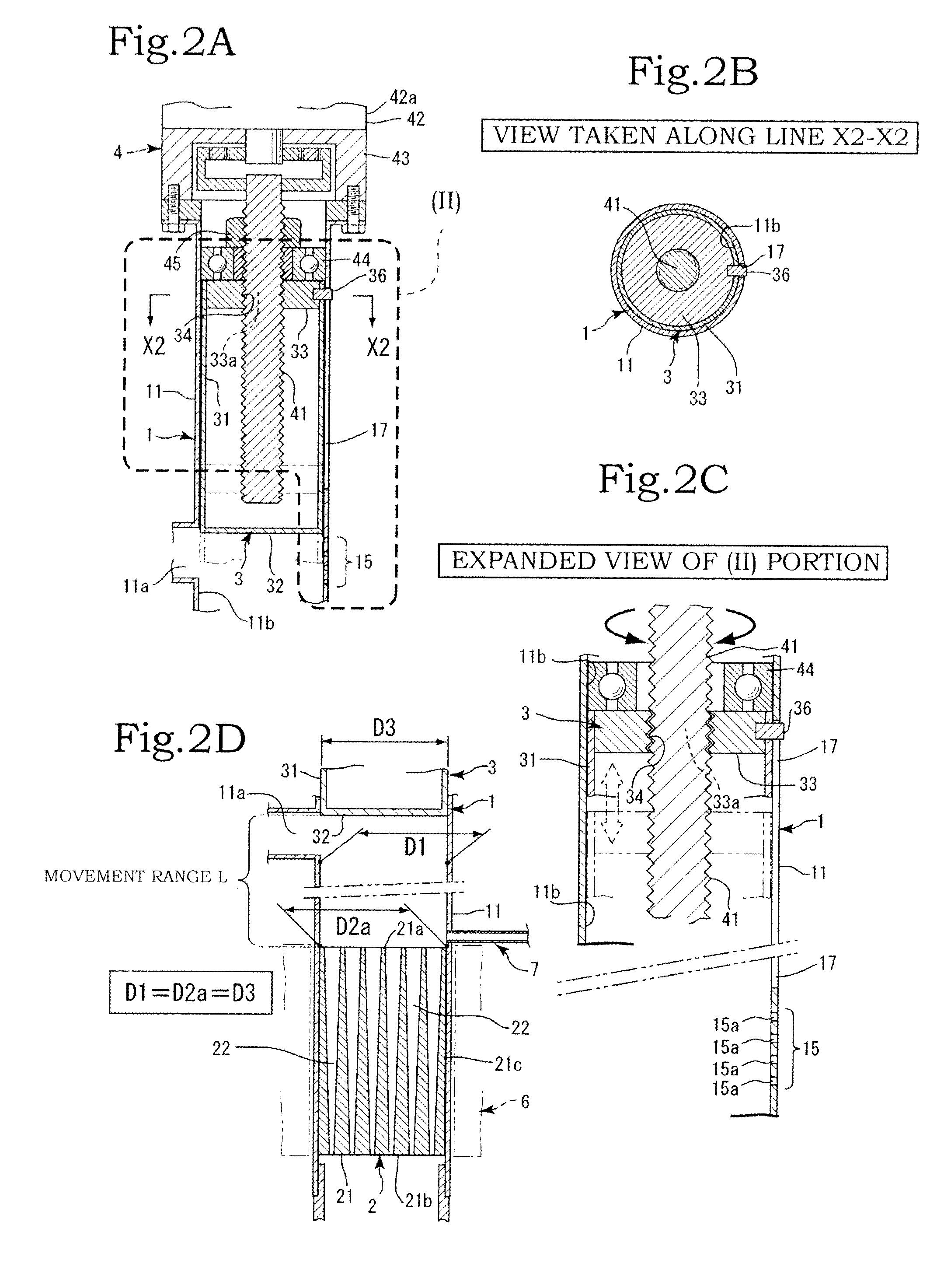 Injection device in molding machine