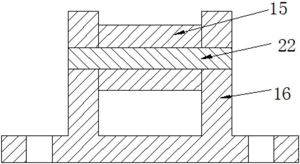 Single-cylinder mould base riveting press