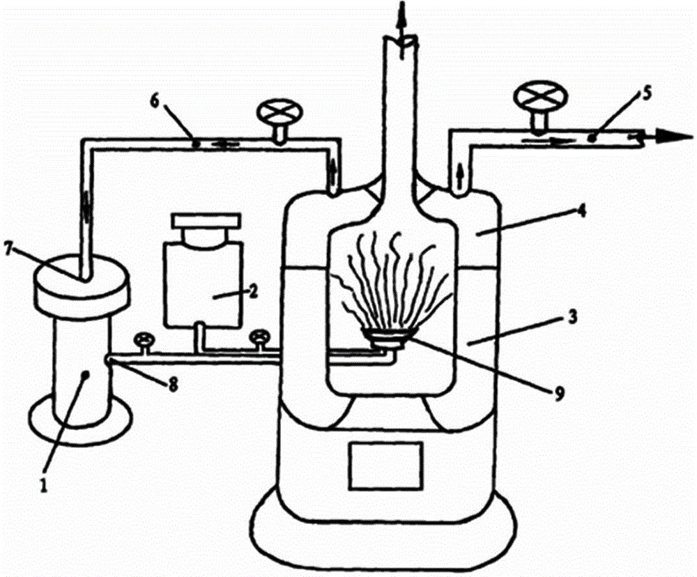 Water steam cracking catalyst and preparation method thereof as well as water steam cracked hydrogen combustion method