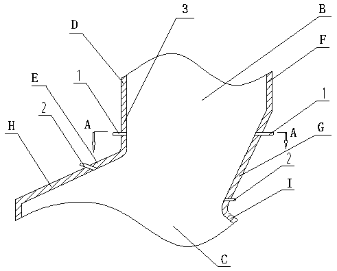 A double-layer vortex secondary air system for a garbage incinerator