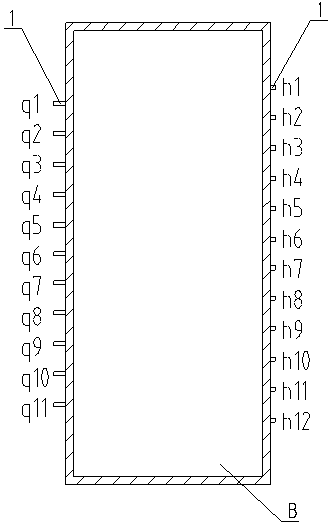 A double-layer vortex secondary air system for a garbage incinerator