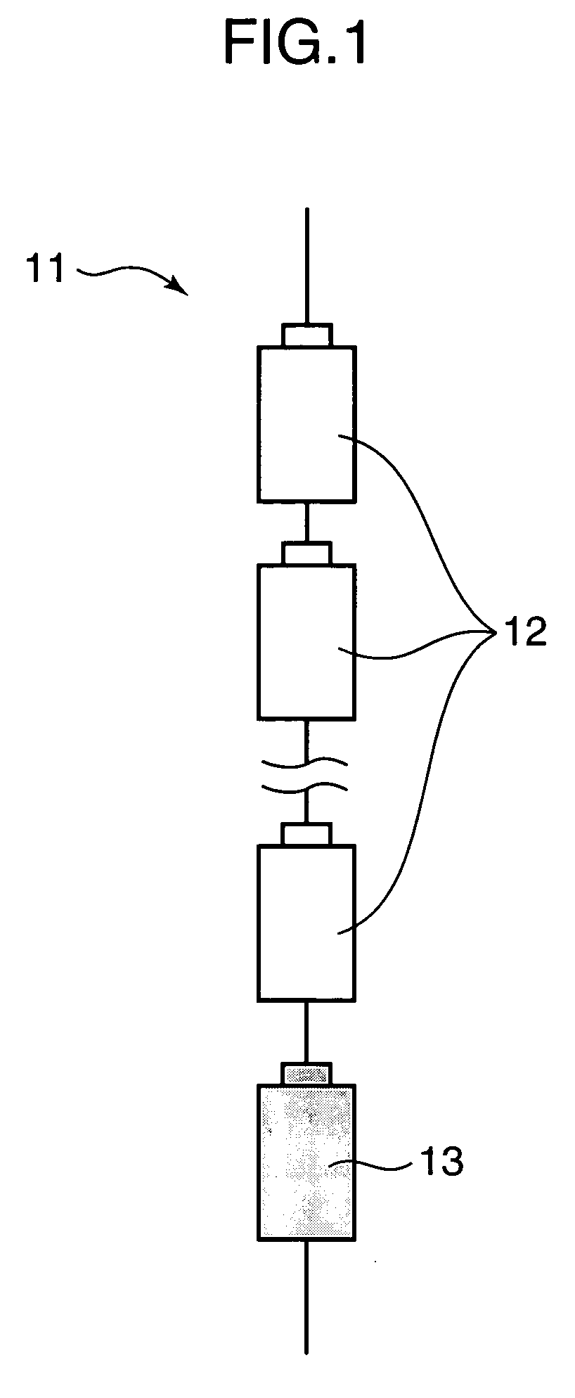 Assembled battery, power-supply system and production method of assembled battery