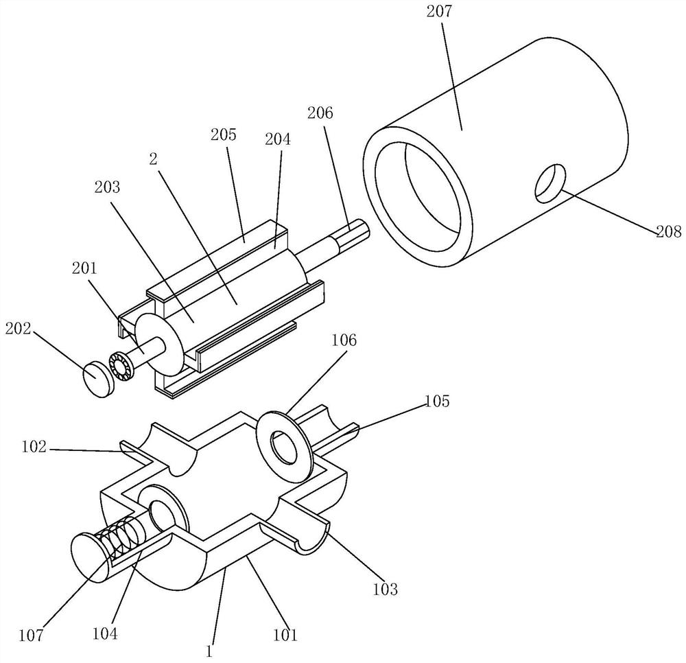 A vane pump that is easy to adjust the flow