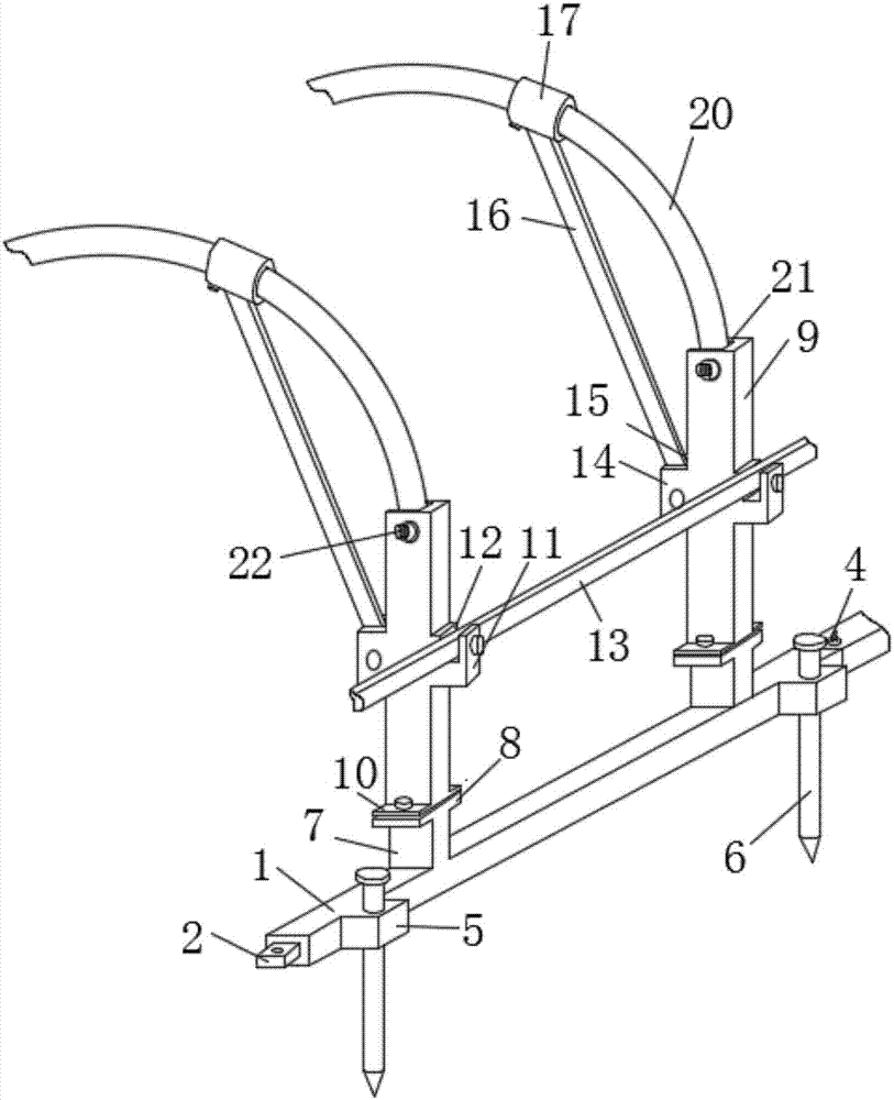 Quick-mounting type agricultural greenhouse composite structure