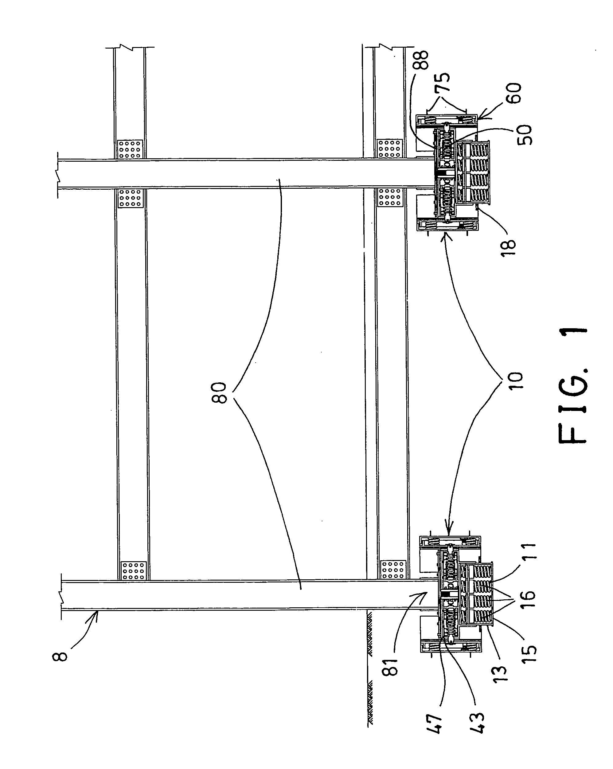 Earthquake resistant building foundation