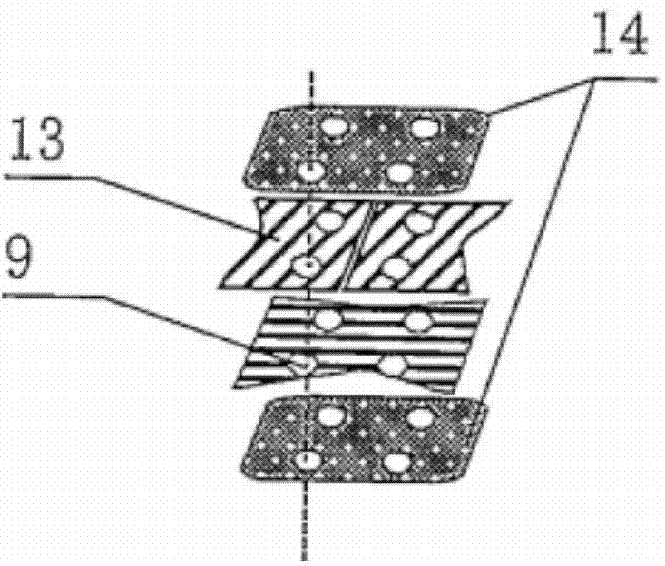 Modular splicing type copper alloy stretching net box and assembling method thereof