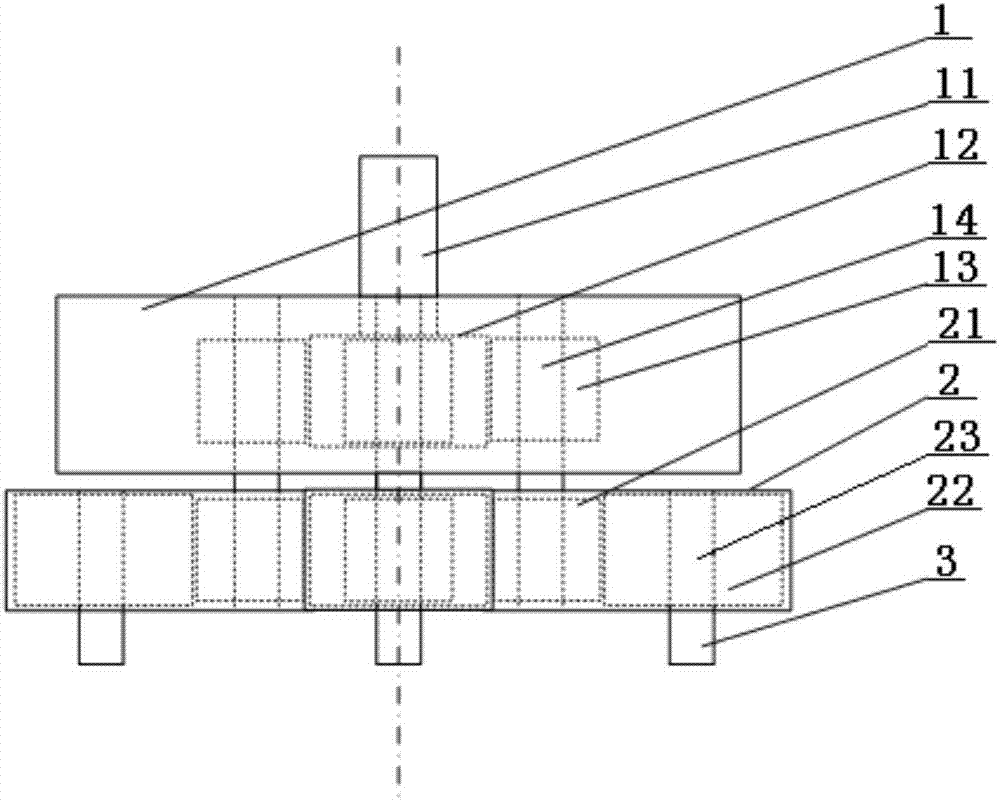 Busbar drilling device