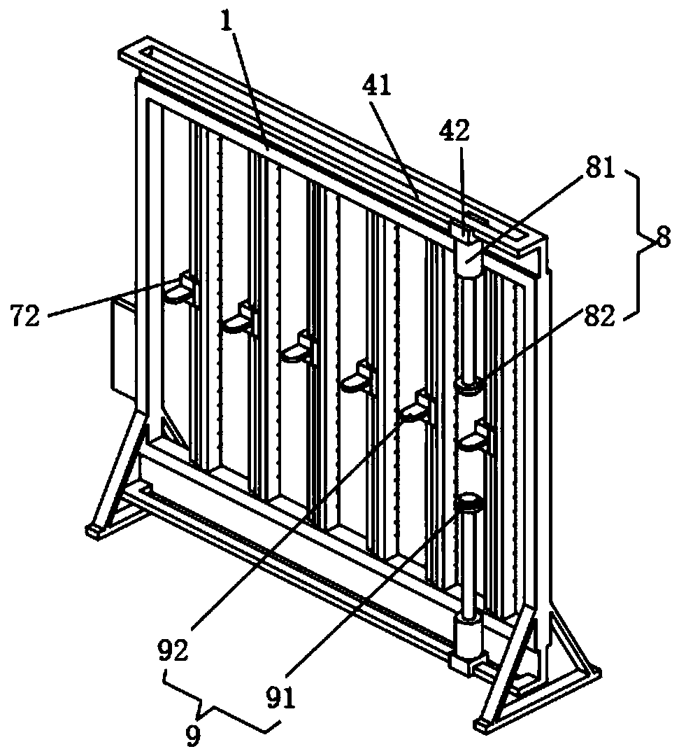 Statistics teaching device for economic management science